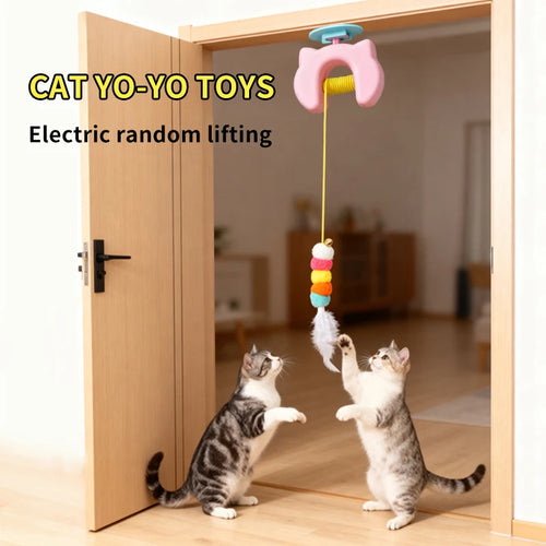 Door Dangler — Automatic Hanging Cat Toy with Moving Rope