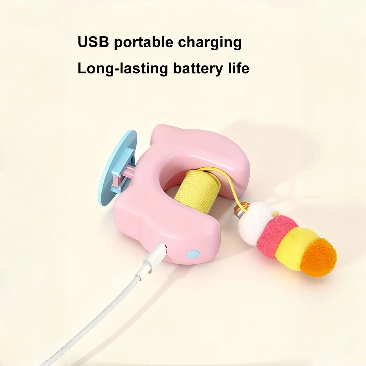 Door Dangler — Automatic Hanging Cat Toy with Moving Rope